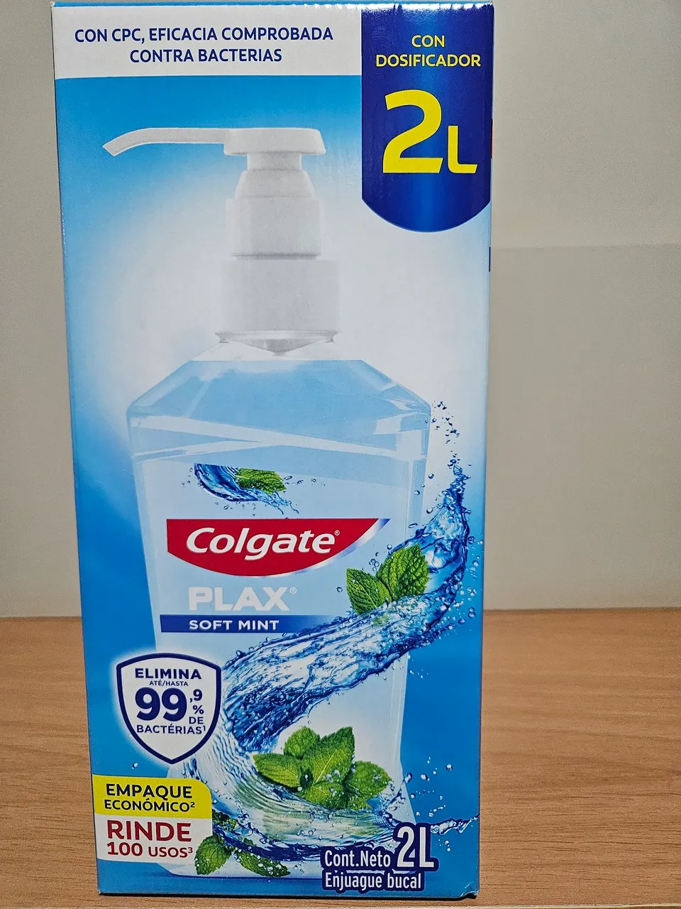 Enxaguante Bucal Colgate Plax Soft Mint 2L