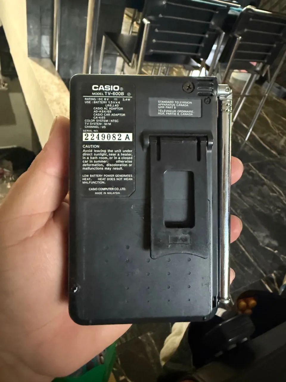 TV Portátil Casio TV-600 - Foto 4