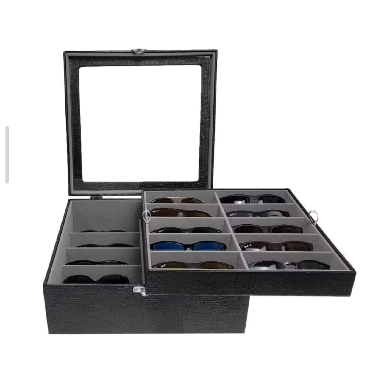 Caixa porta oculos - Com Tampa de Vidro - Foto 3