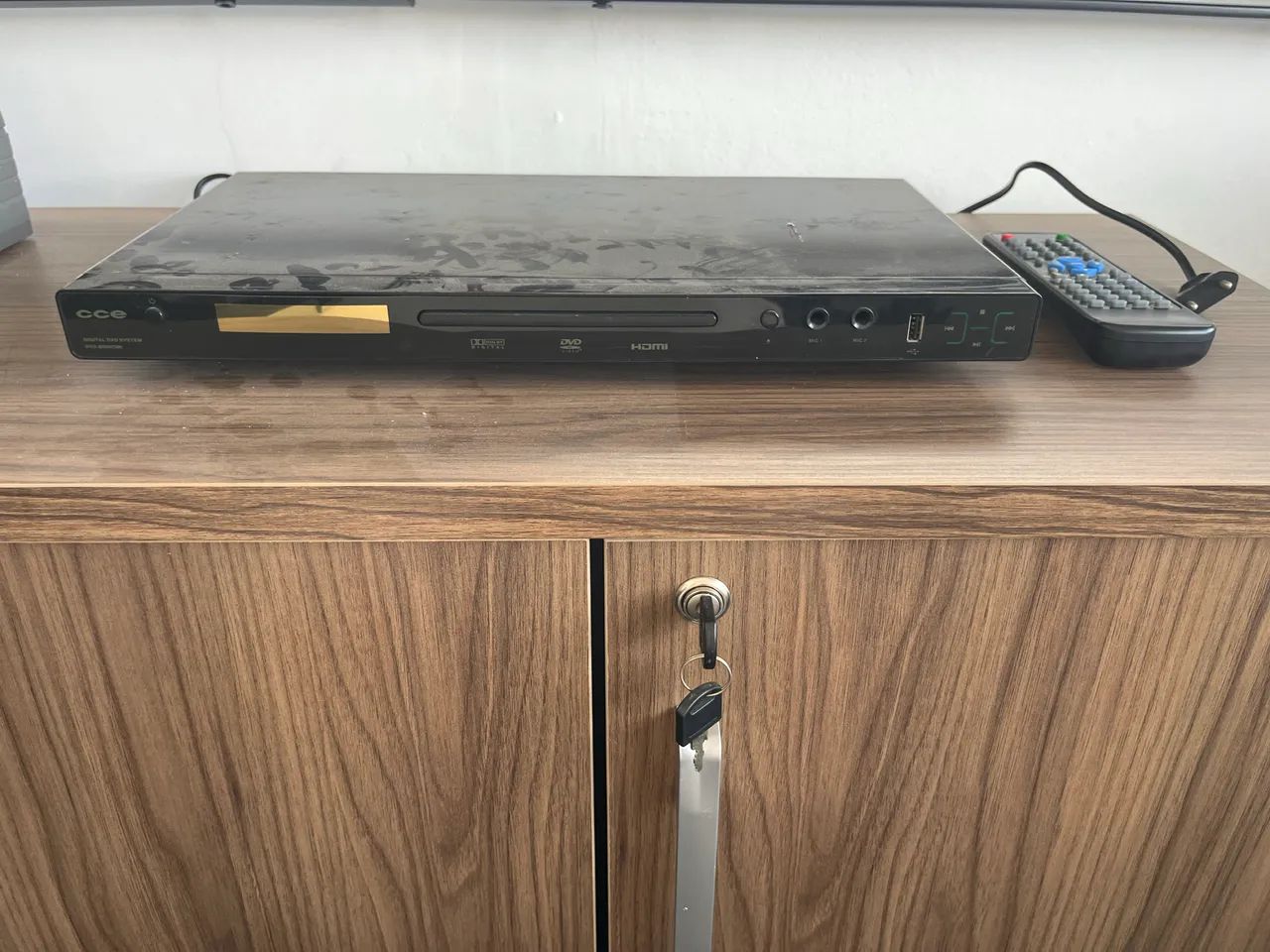 Aparelho dvd player cce bivolt