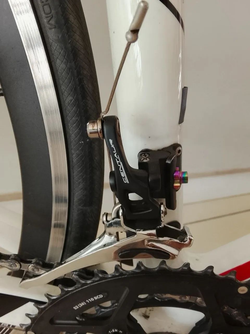 Grupo campagnolo centaur de 11 velo(impecável) - Foto 3