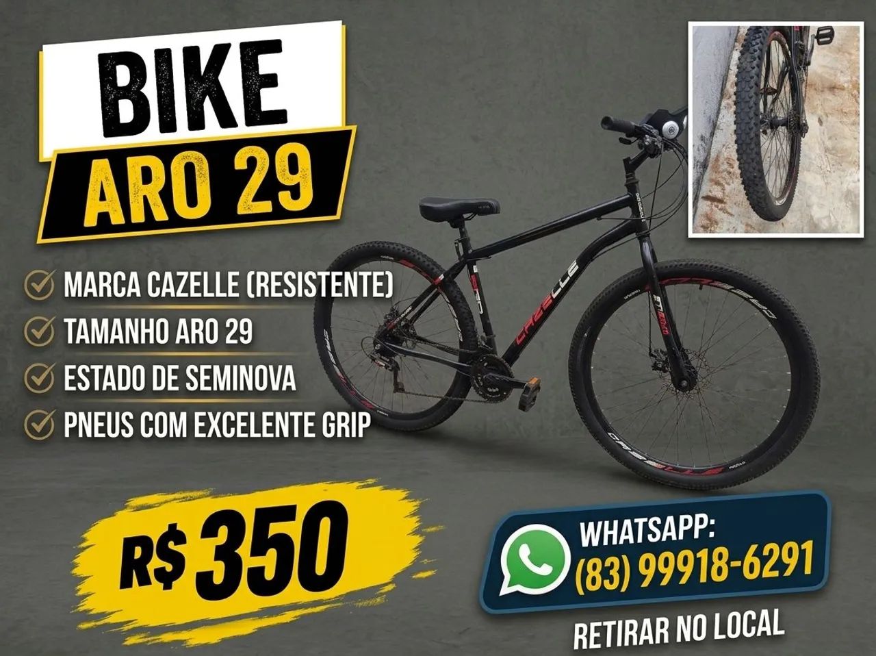 Bicicleta aro 29 