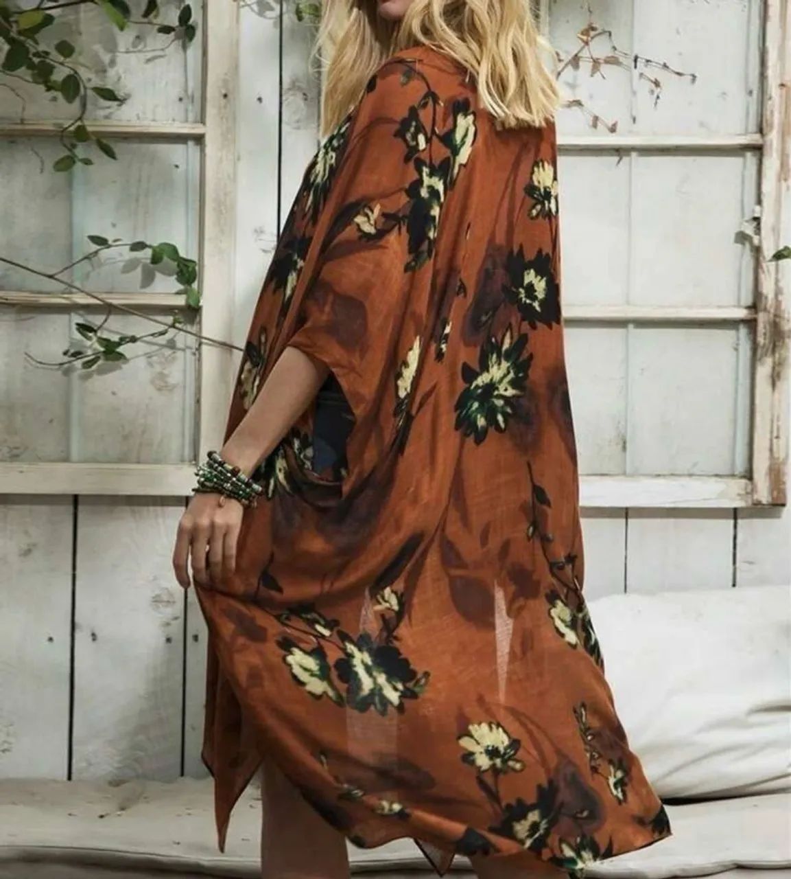 Kimono sobretudo Shein novo - Foto 2