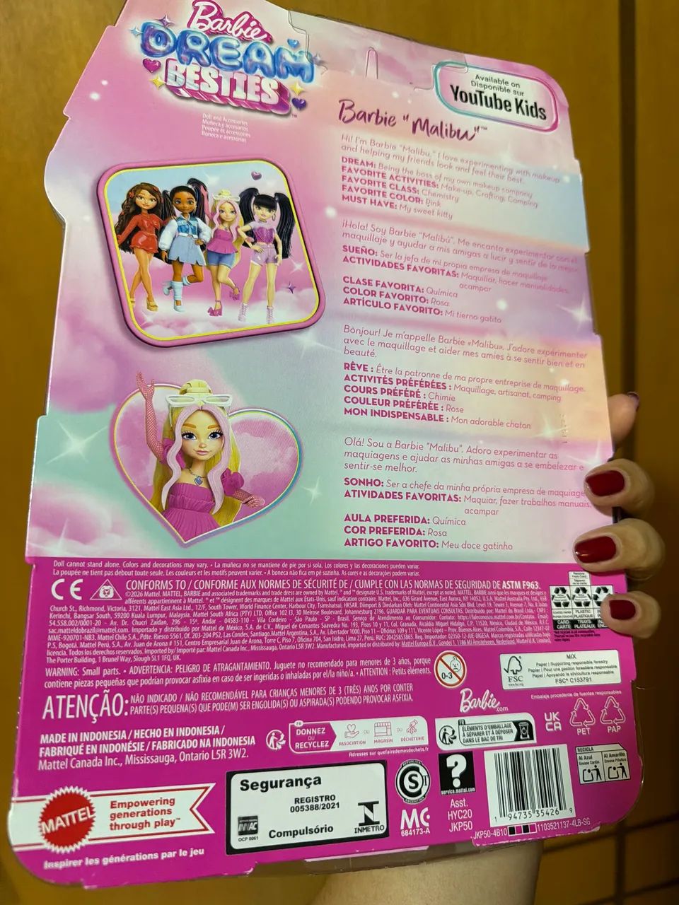 Boneca Barbie dream besties Malibu  - Foto 2
