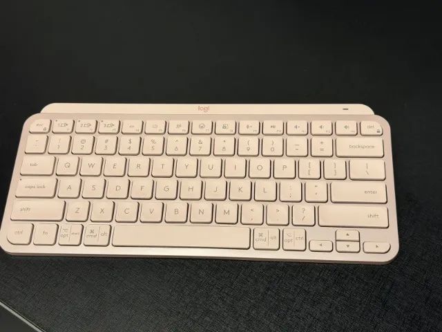 TECLADO LOGITECH MX KEYS MINI | Rosa | Bluetooth | Perfeito Estado