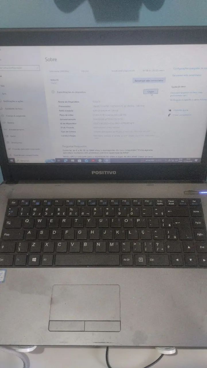 Notebook i5 oitava geração 
