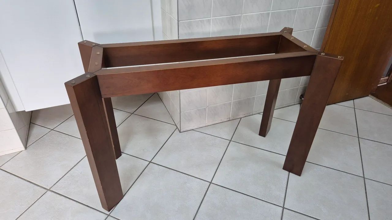 Mesa Jantar Antares com tampo de vidro 180x90 - Foto 2