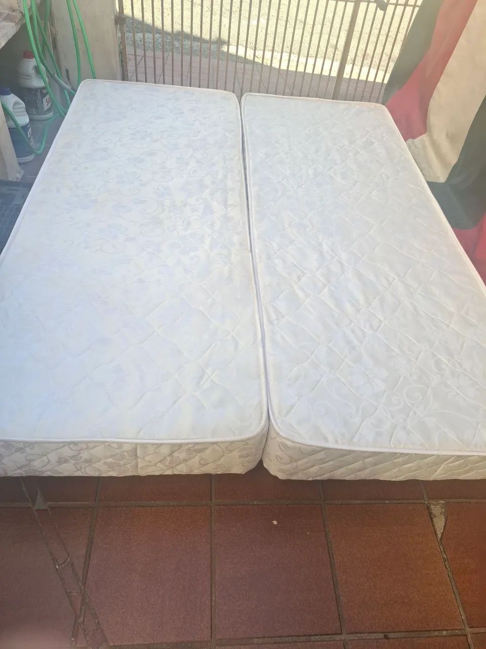 Box bipartido queen size e colchão molas ensacadas 158x1.98 - Foto 4