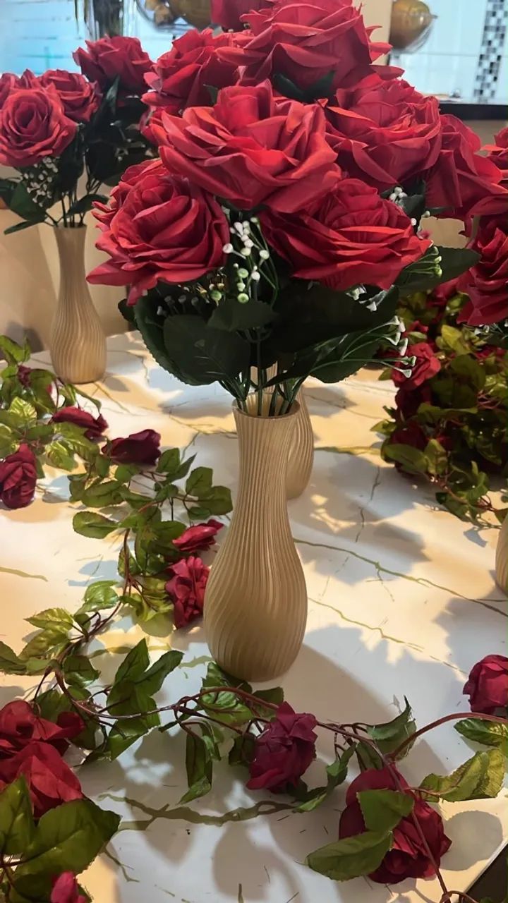 Decoração bela e a fera, vermelha - Foto 2