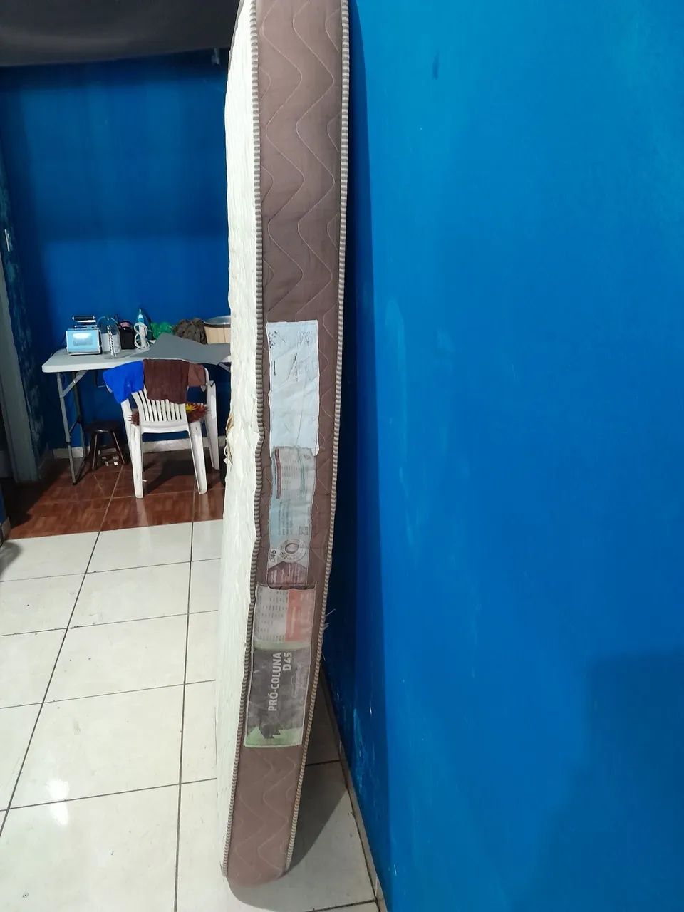 Cama box casal colchão espuma D 45  - Foto 3