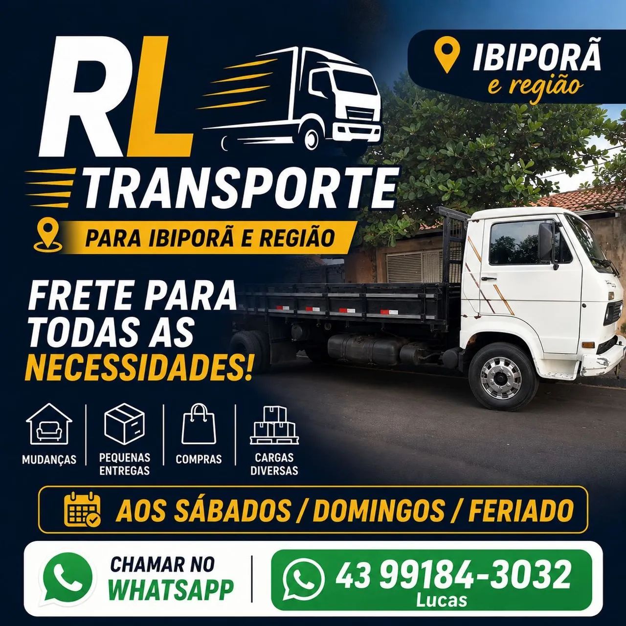 Fretes ibipora e região 
