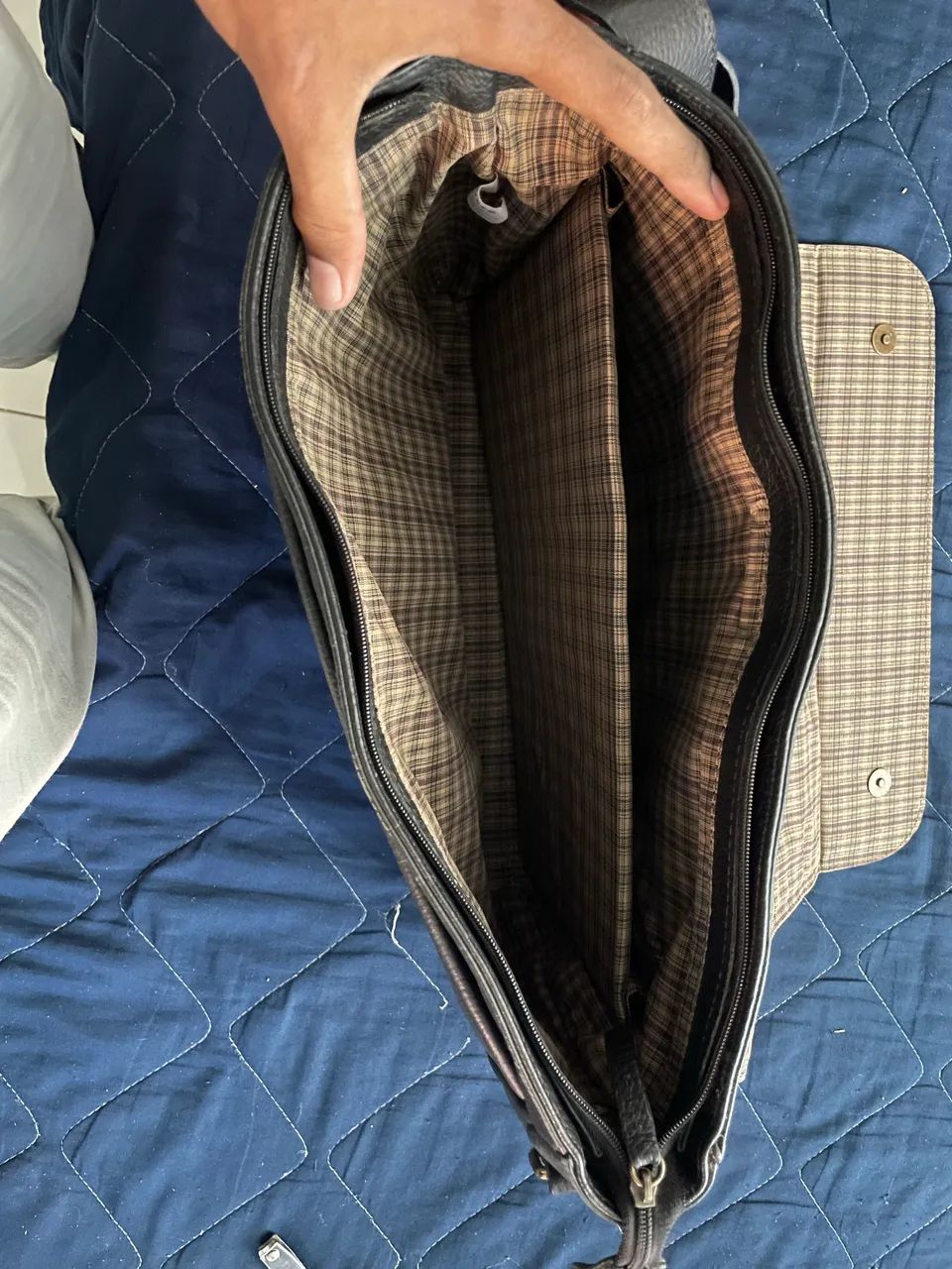Bolsa de couro da classe  - Foto 4