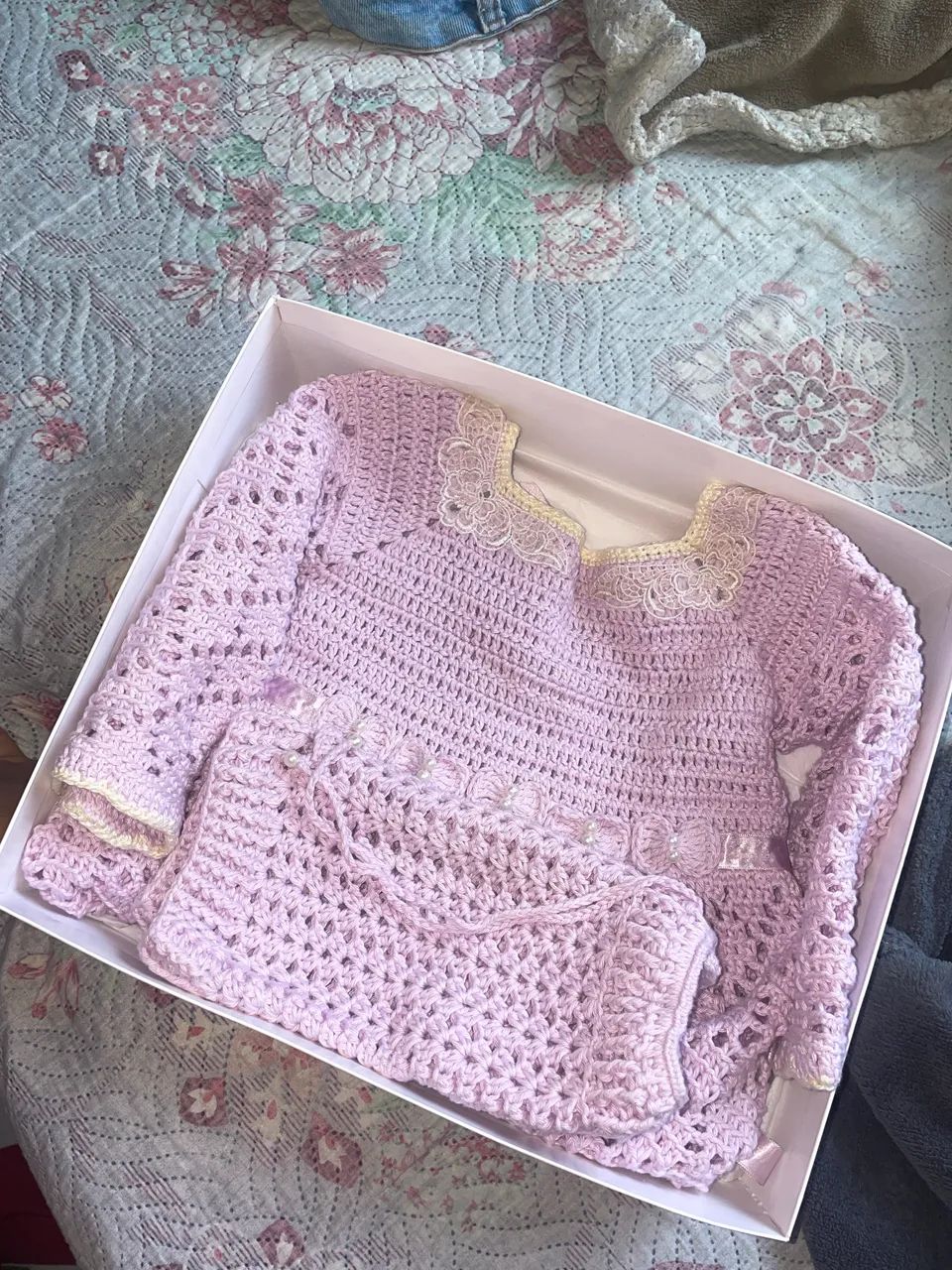 Roupa vestido crochê  - Foto 3