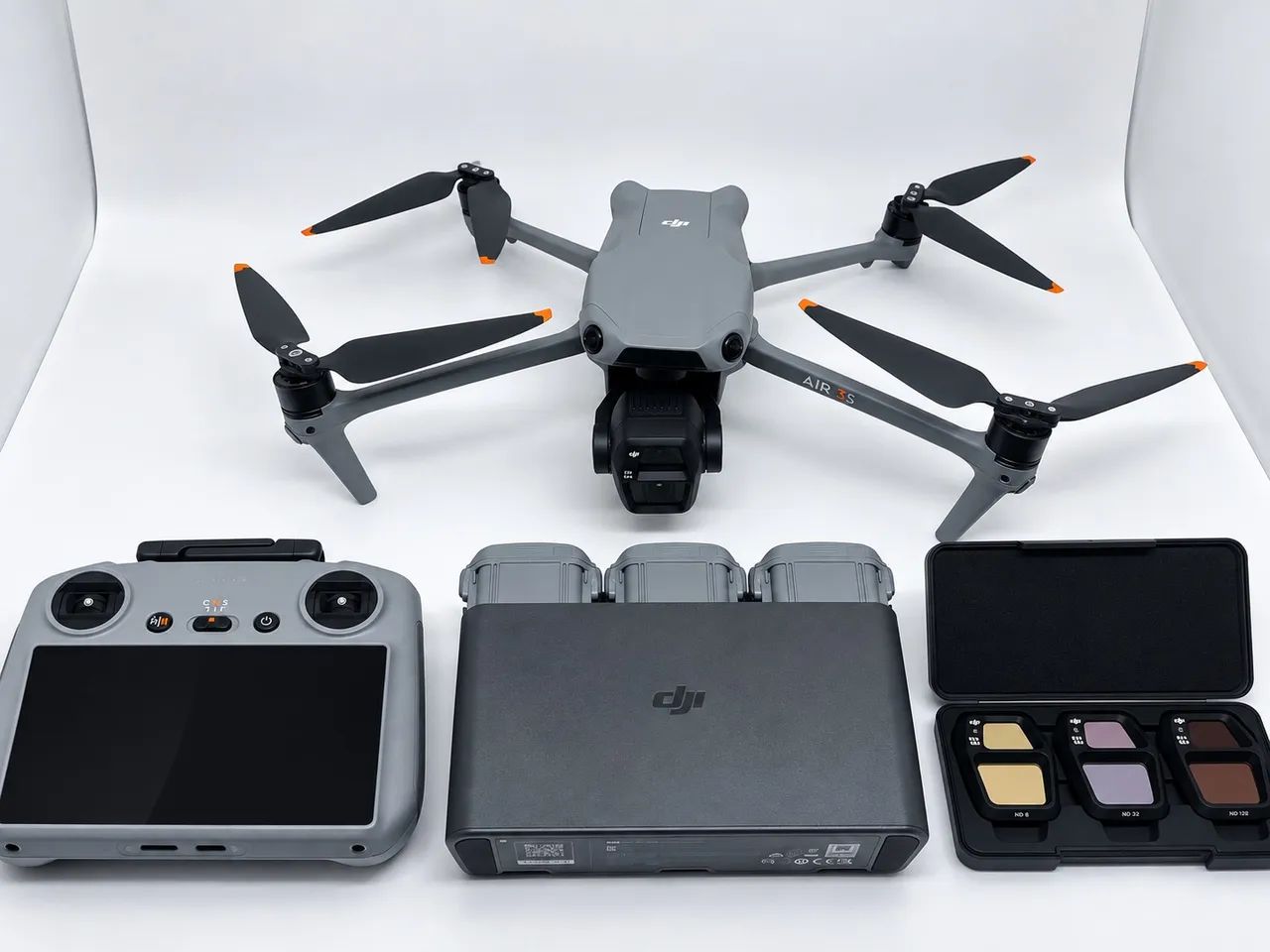 Drone DJI Air 3S Fly More Combo + RC 2 (com tela)