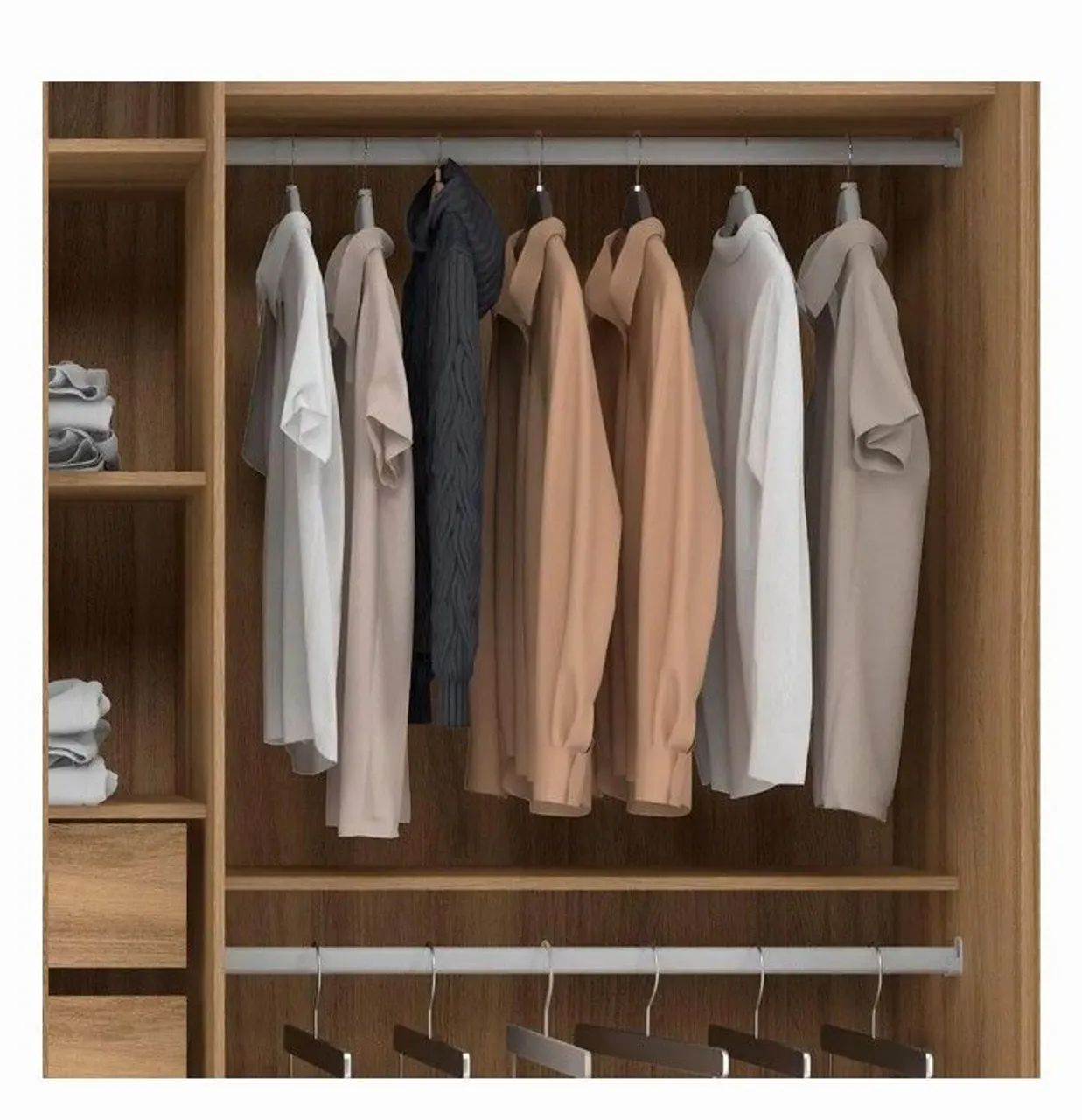 Guarda Roupa Casal 6 Portas - Foto 3