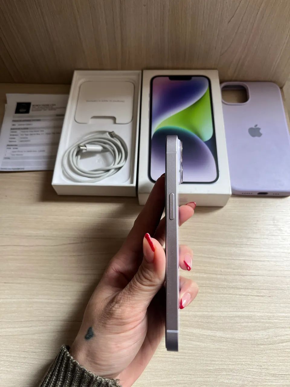 iPhone 14 128gb completo com nota fiscal  - Foto 2