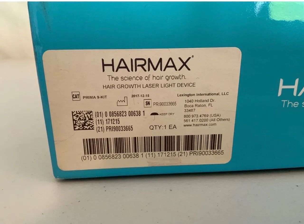 Escova hairmax laser nova para queda de cabelo  - Foto 2