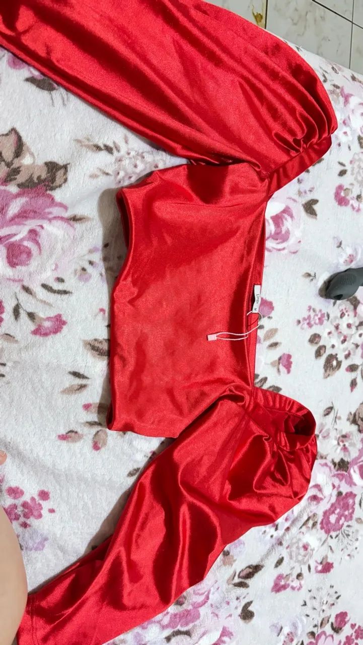 Cropped Linge Acetinado  - Foto 2