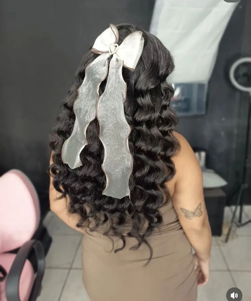 Cabelo humano brasileiro 85g