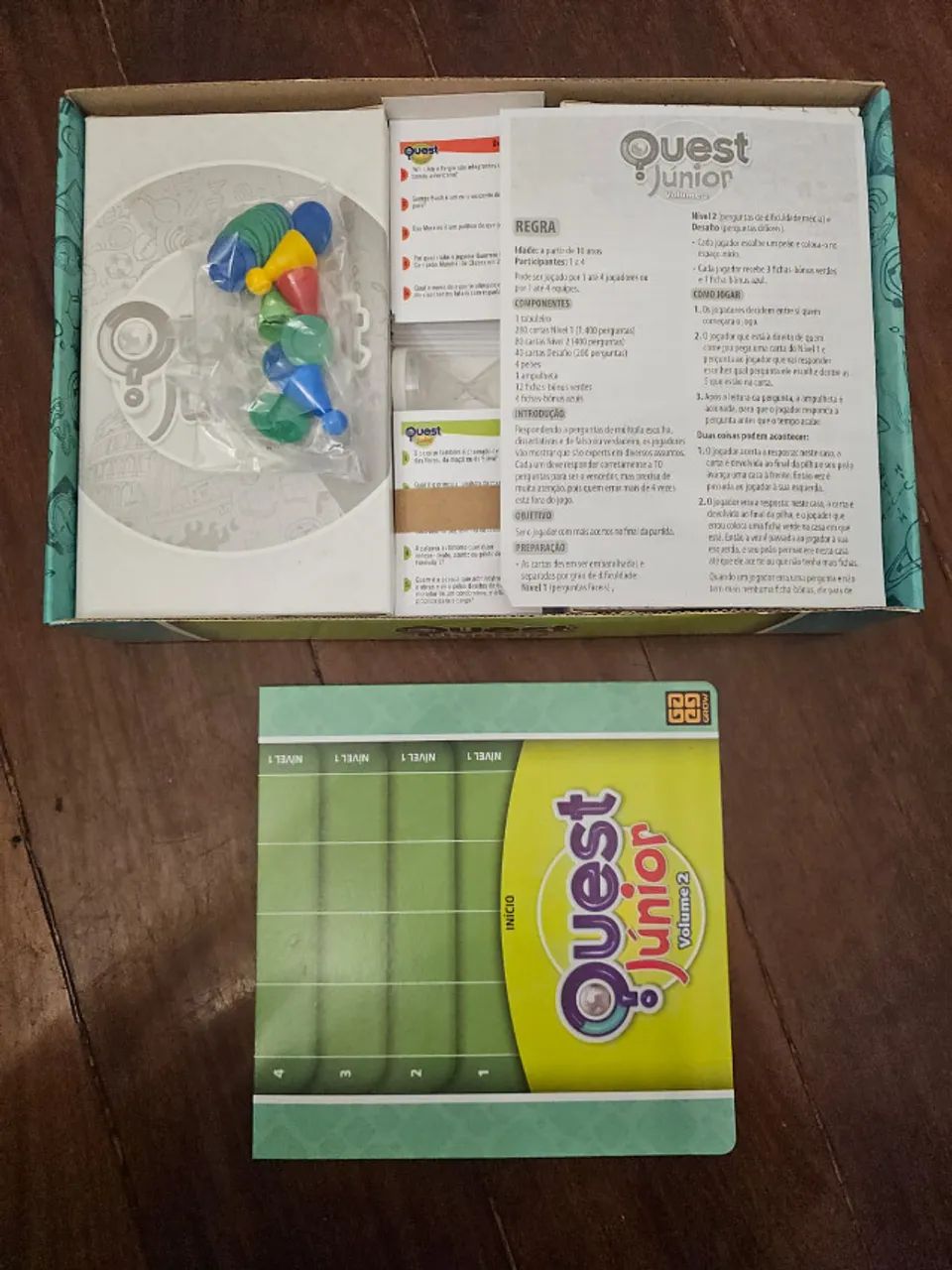 Jogo Quest Junior Volume 2 Completo Tabuleiro - Foto 2