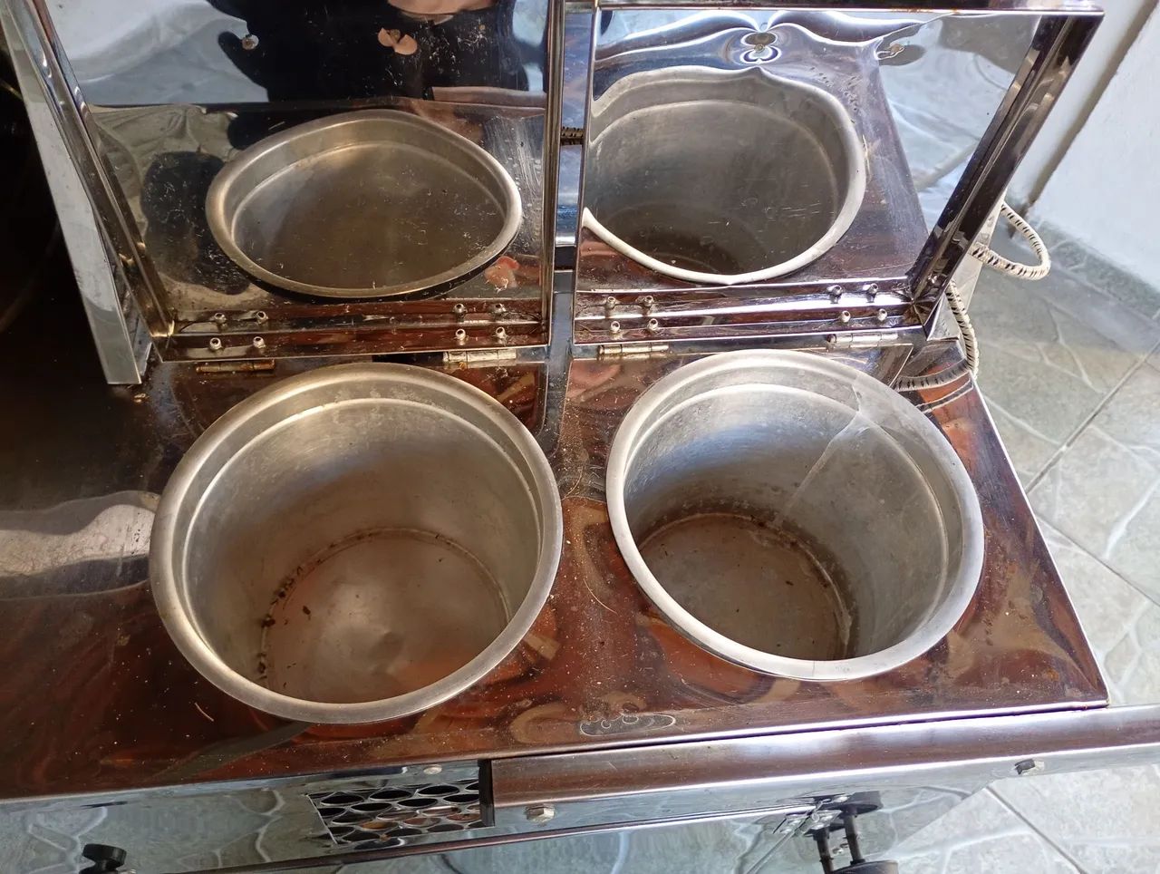 Carrinho de lanche de pastel e hod dog - Foto 4
