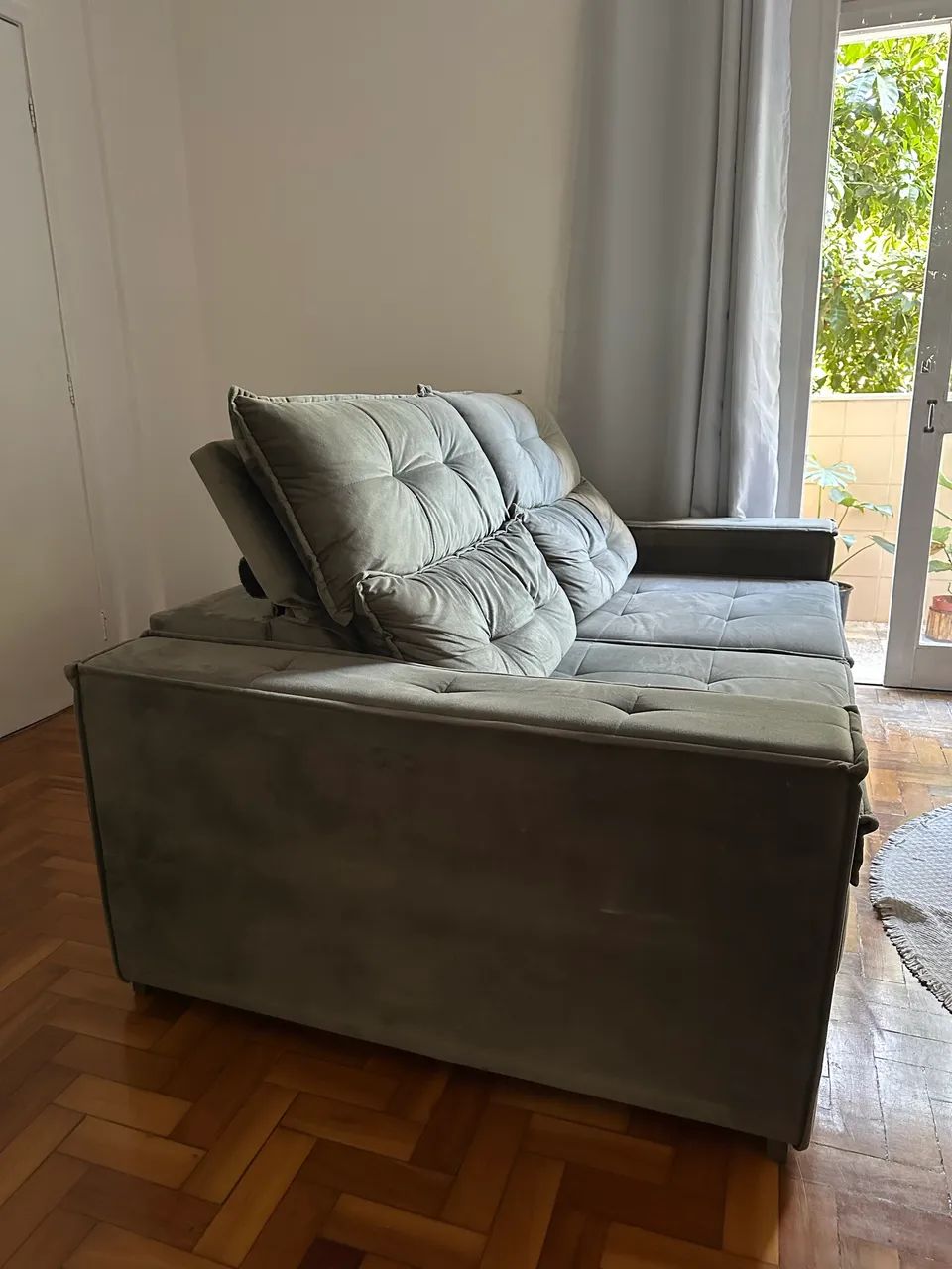 Sofá retrátil 3 lugares 