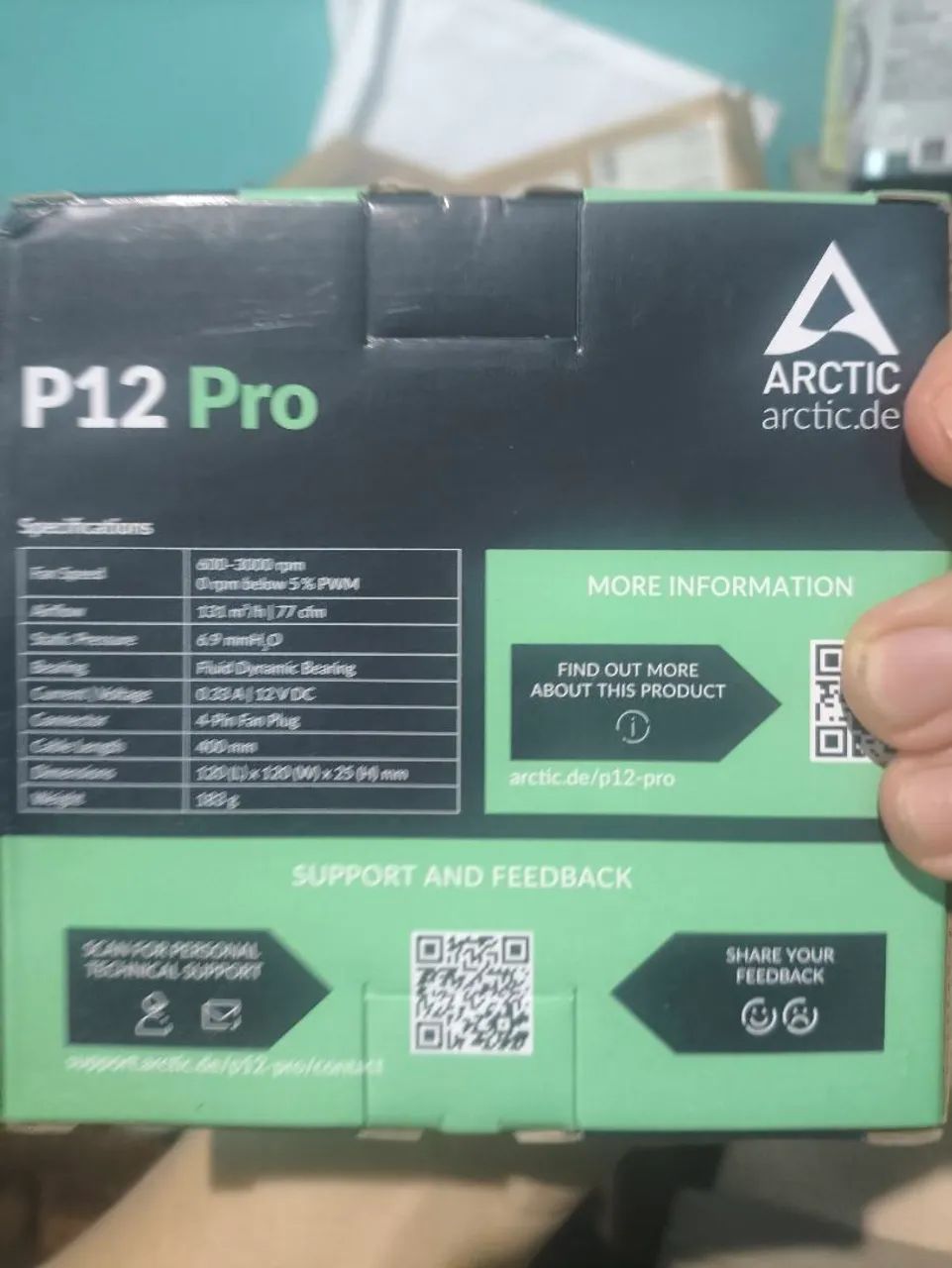 Kit 2 fans Arctic P12 Pro  - Foto 2