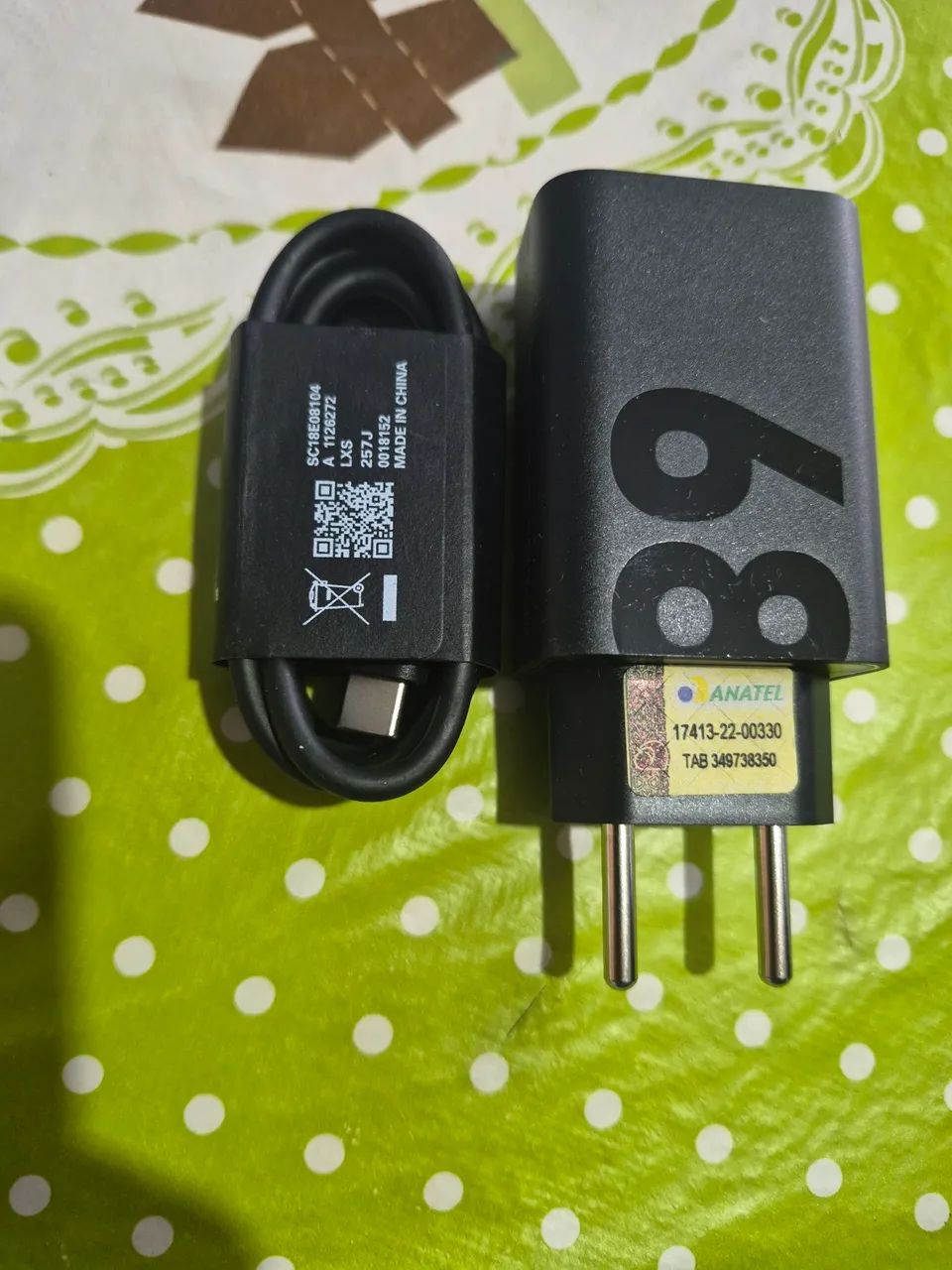 Carregador Motorola tipo C  com 68w (160$)