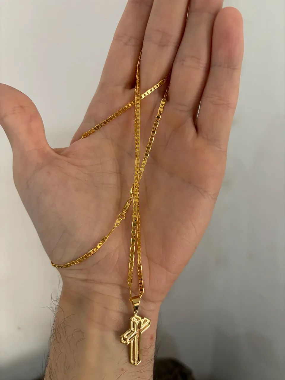 Corrente banhada a ouro 18K - Foto 2