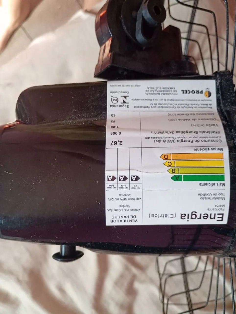 VENTILADOR DE PAREDE  - Foto 2