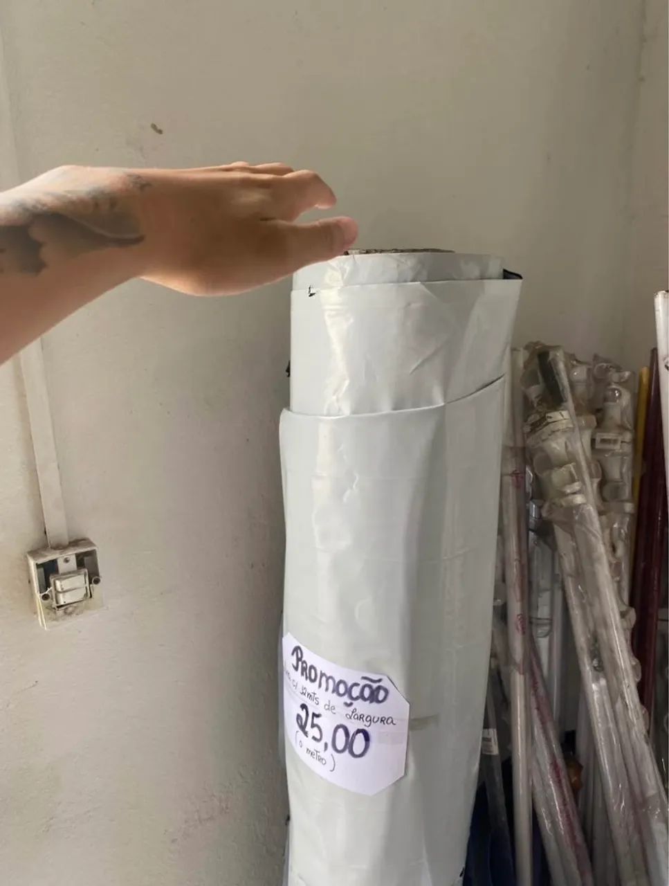 Lona reforçada no metro com 12 de largura  - Foto 2