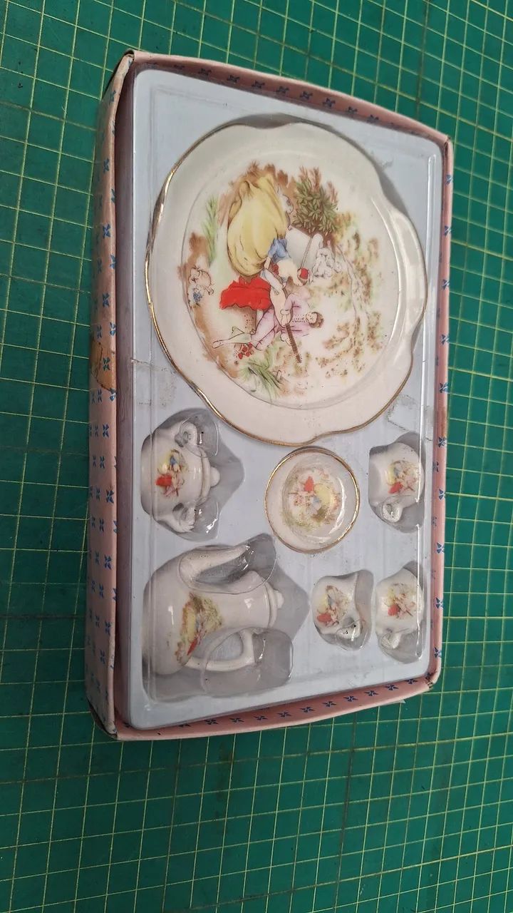 Conjunto de porcelana miniatura  - Foto 2