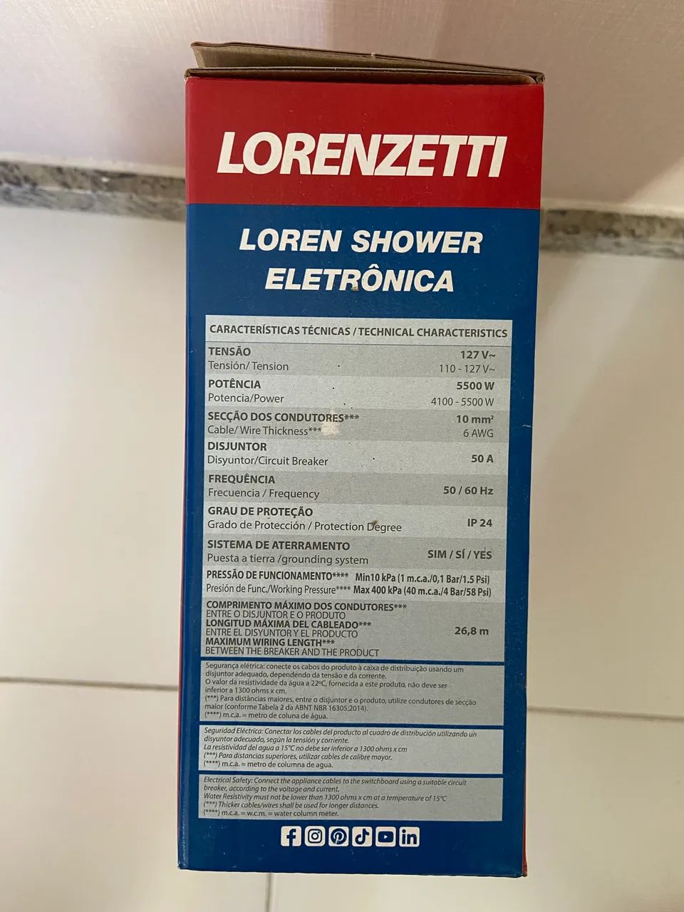 Chuveiro Elétrico Lorenzetti 110v - Foto 3