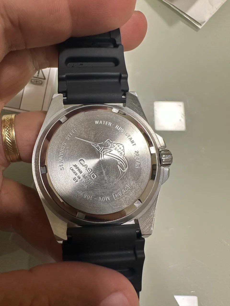 Casio Duro Marlin 44mm Zerado sem uso  - Foto 3