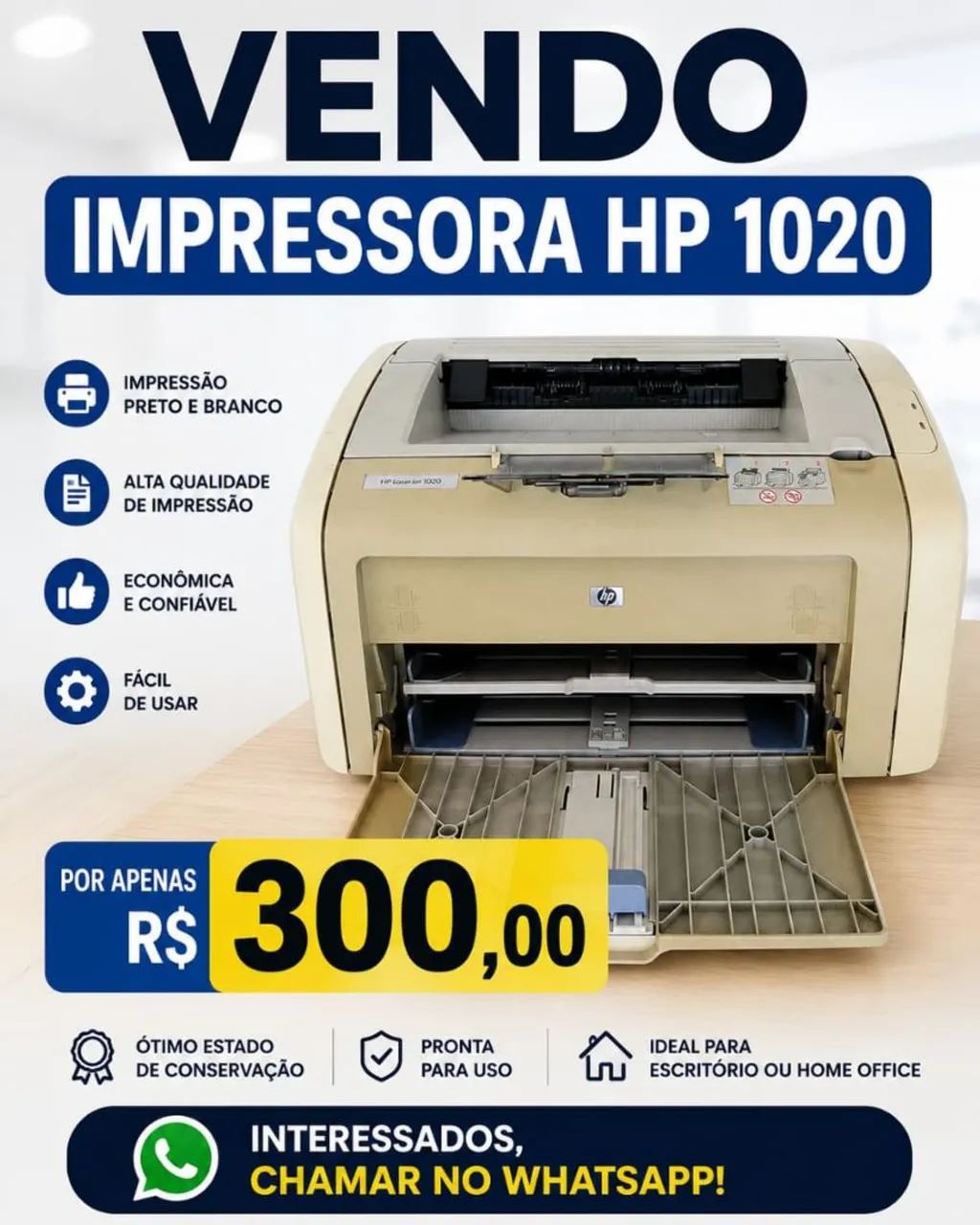 IMPRESSORA HP 1020