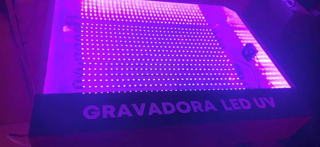Mesa Gravadora LED UV para Tela Serigrafia Silk Screen - Foto 3