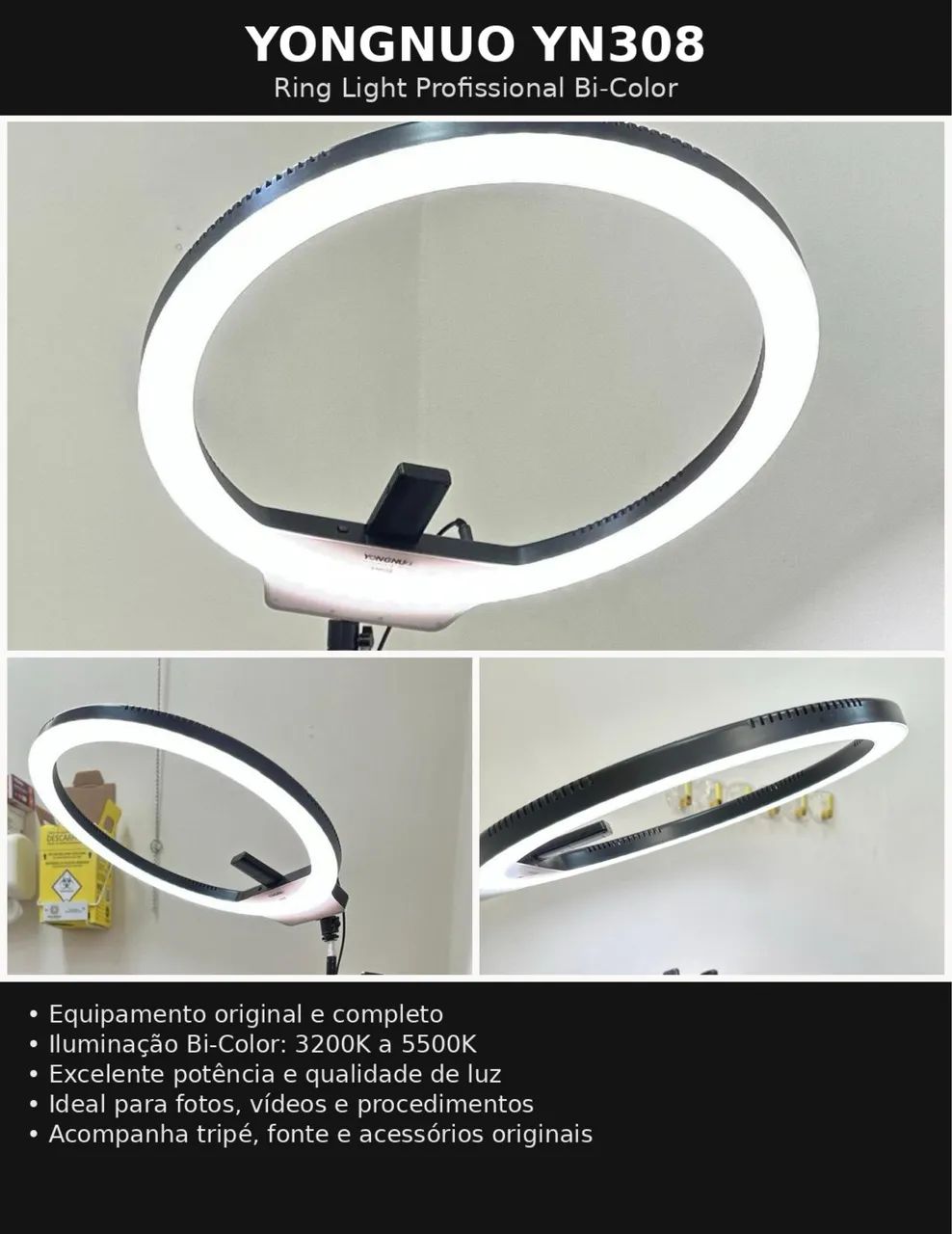 Ring light profissional 