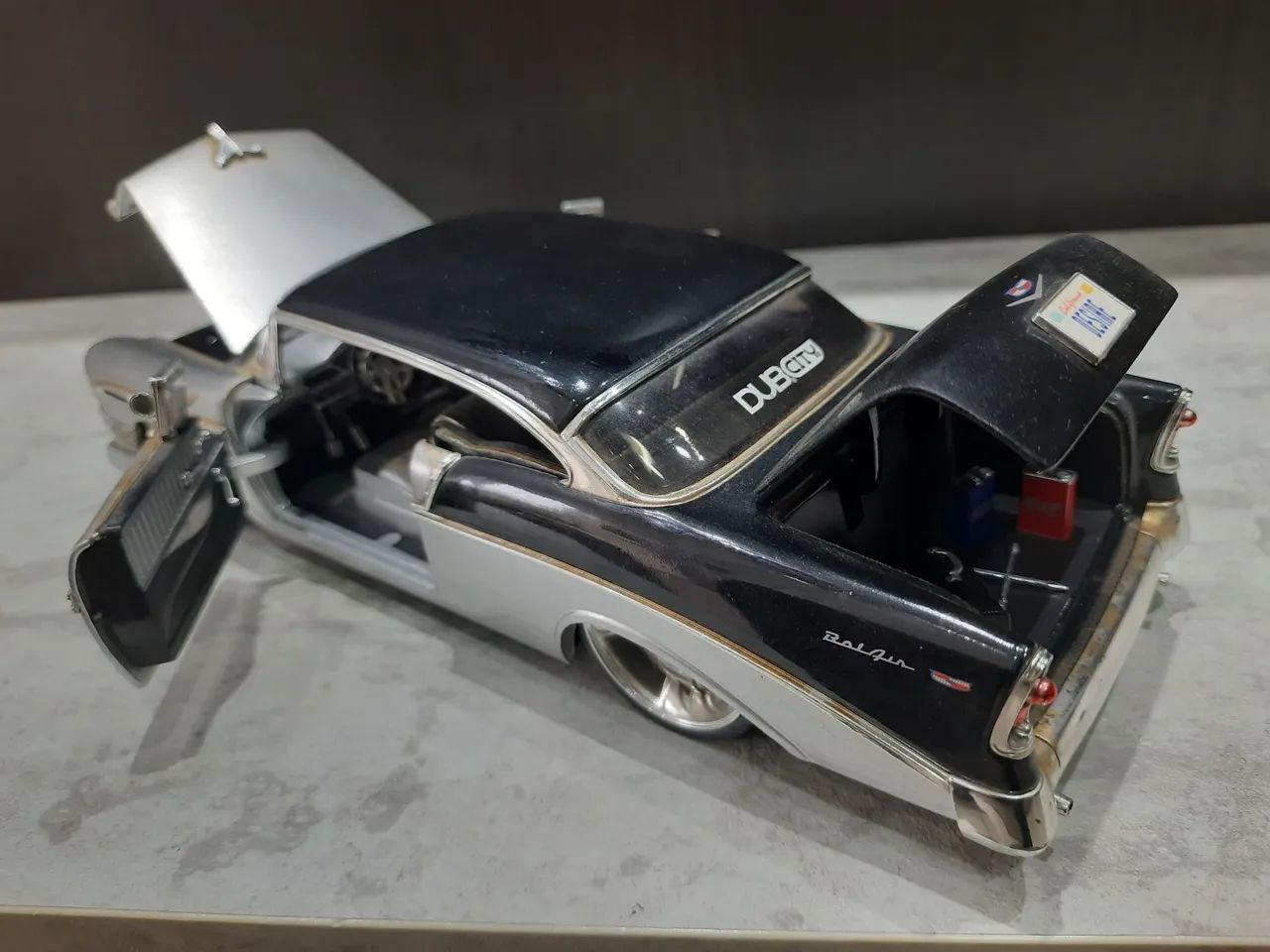 Miniatura Chevrolet Belair 1956 DubCity JADA Toys - Escala 1:18
