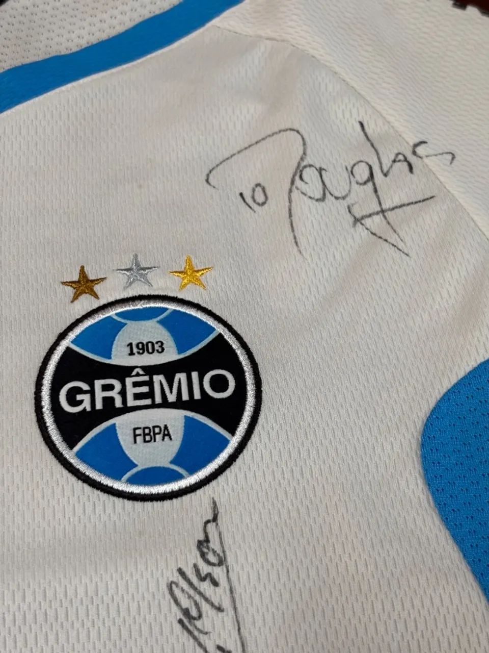 CAMISA GREMIO AUTOGRAFADA - Foto 2