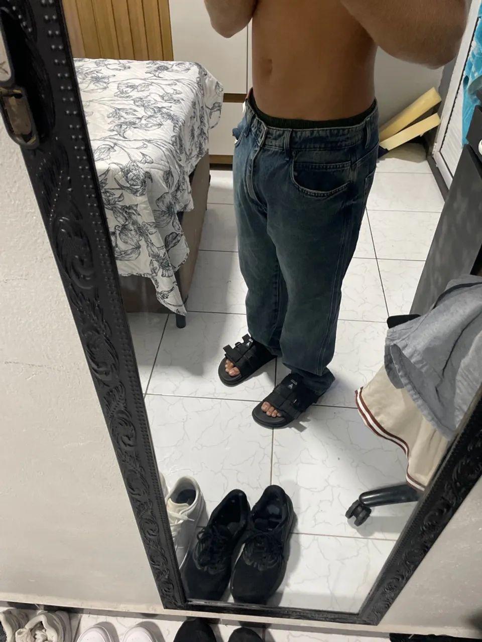 Calça reta vintage  - Foto 2