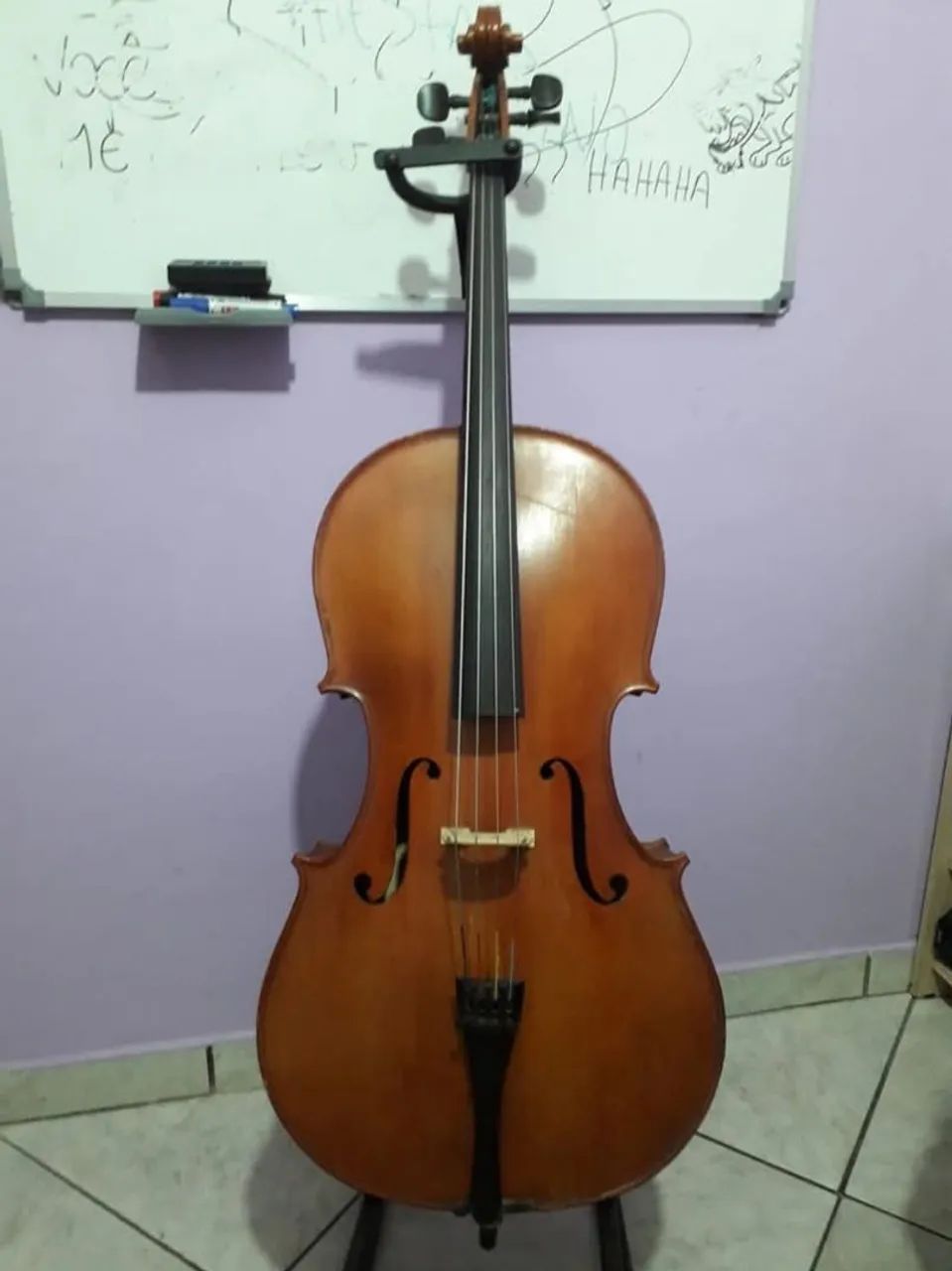 VENDO Violoncelo 7/8 com arco carbono _ ACEITO TROCA POR PIANO TAMBÉM 