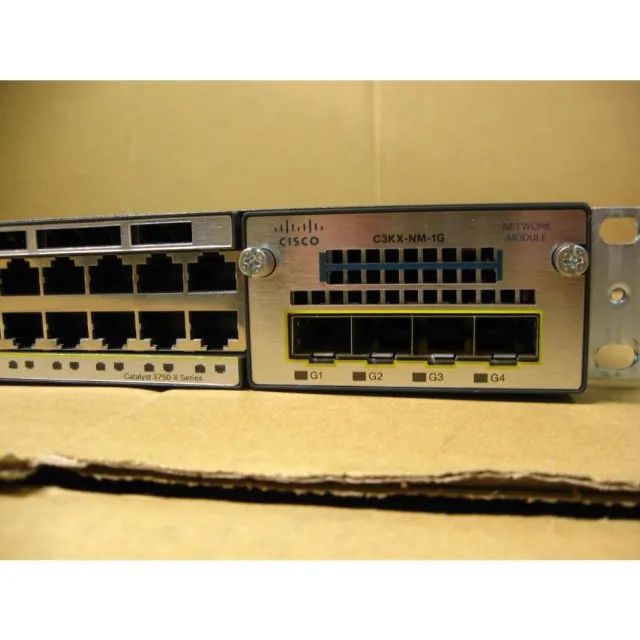 Cisco Catalyst 3750X-24T-E - 24 Portas Gigabit + Módulo SFP - Foto 3