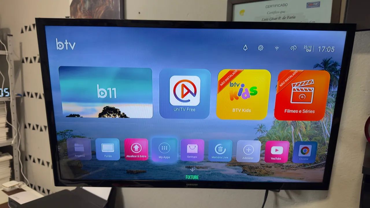 Tv Samsung Smart TV 32 Polegadas LED HD Super Conservada - Foto 2