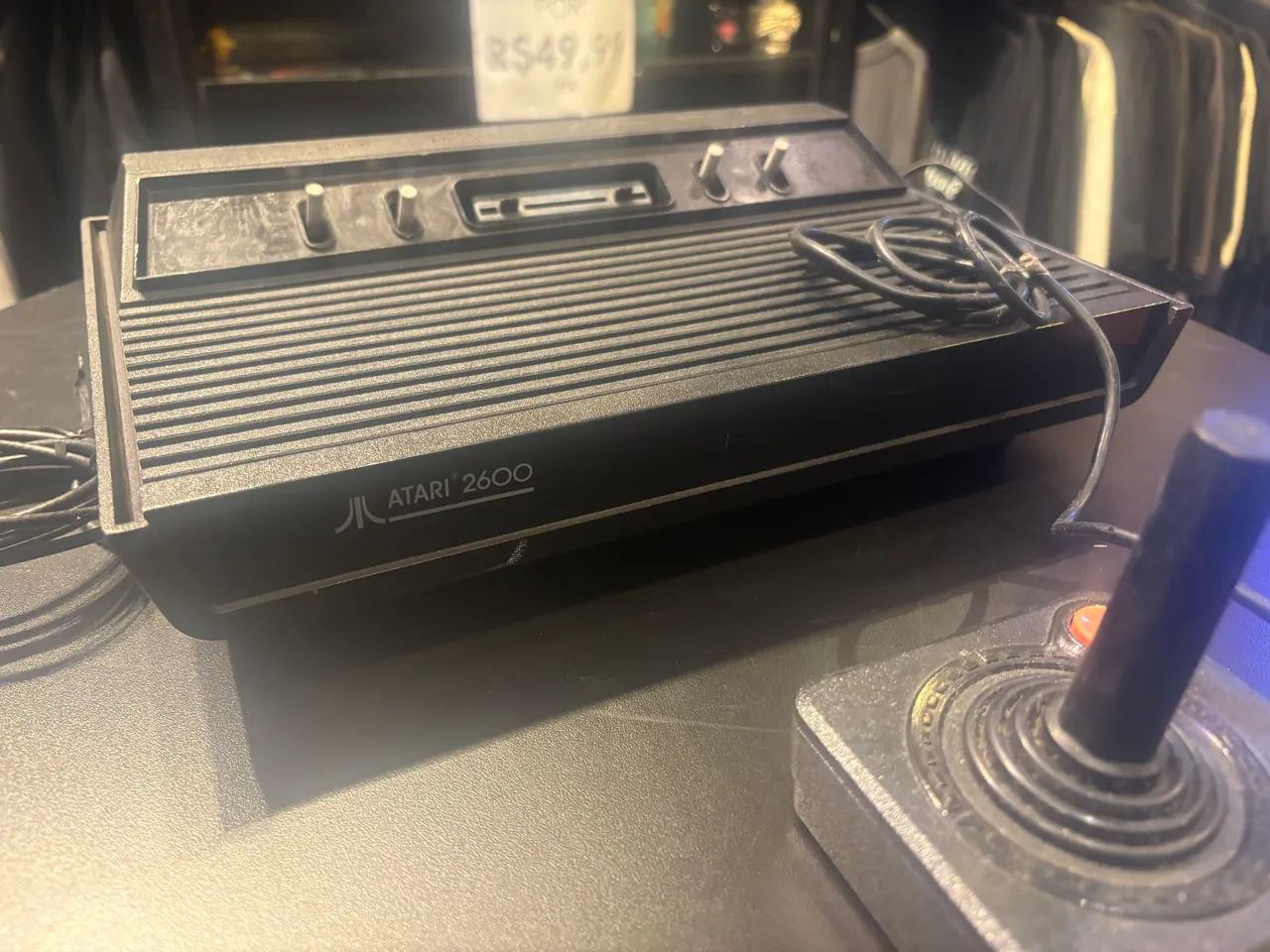 Atari 2600 2 jogos e 2 controles  - Foto 5