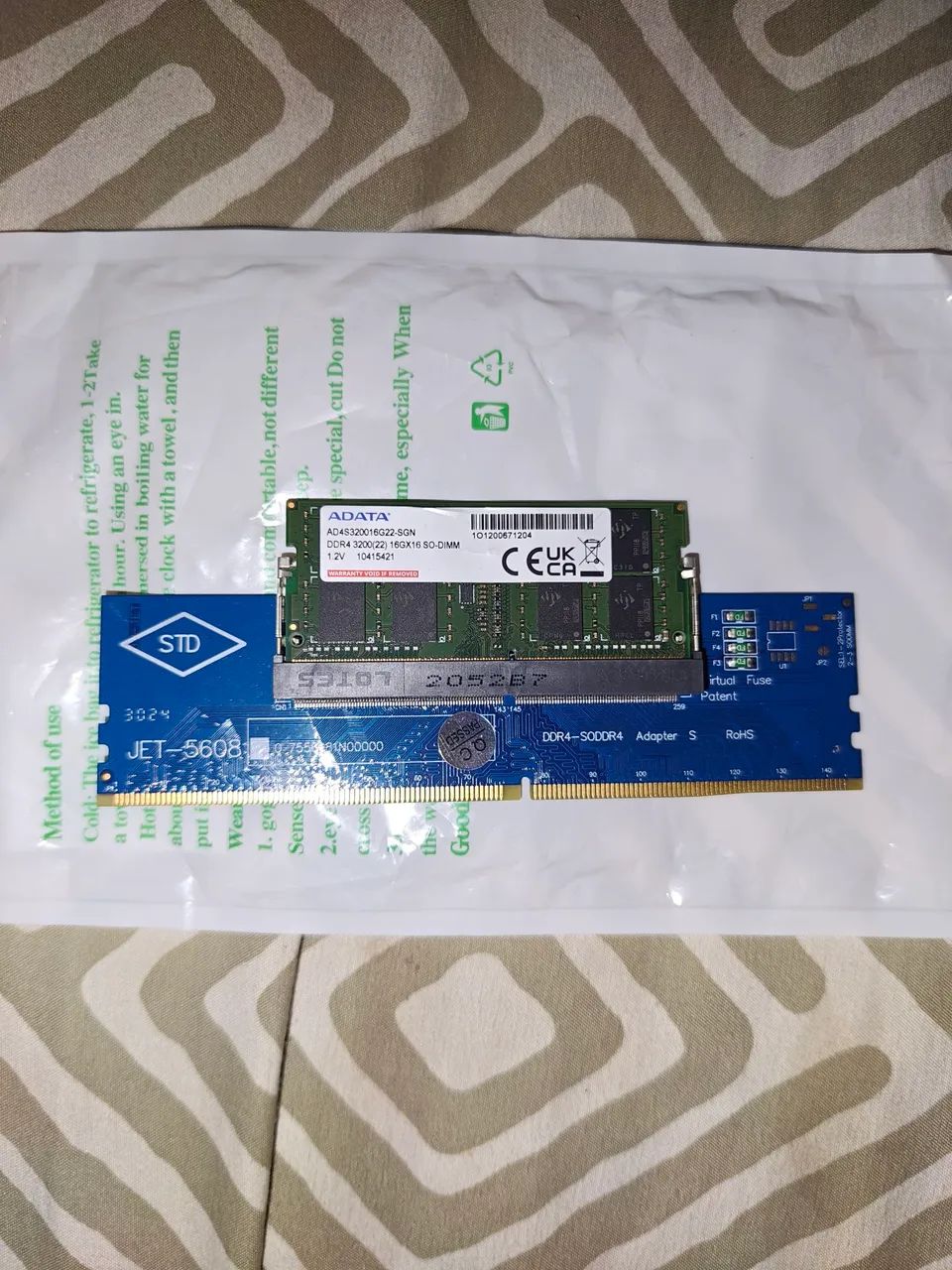 MEMORIA DE NOTEBOOK DDR4 16G 3200H
