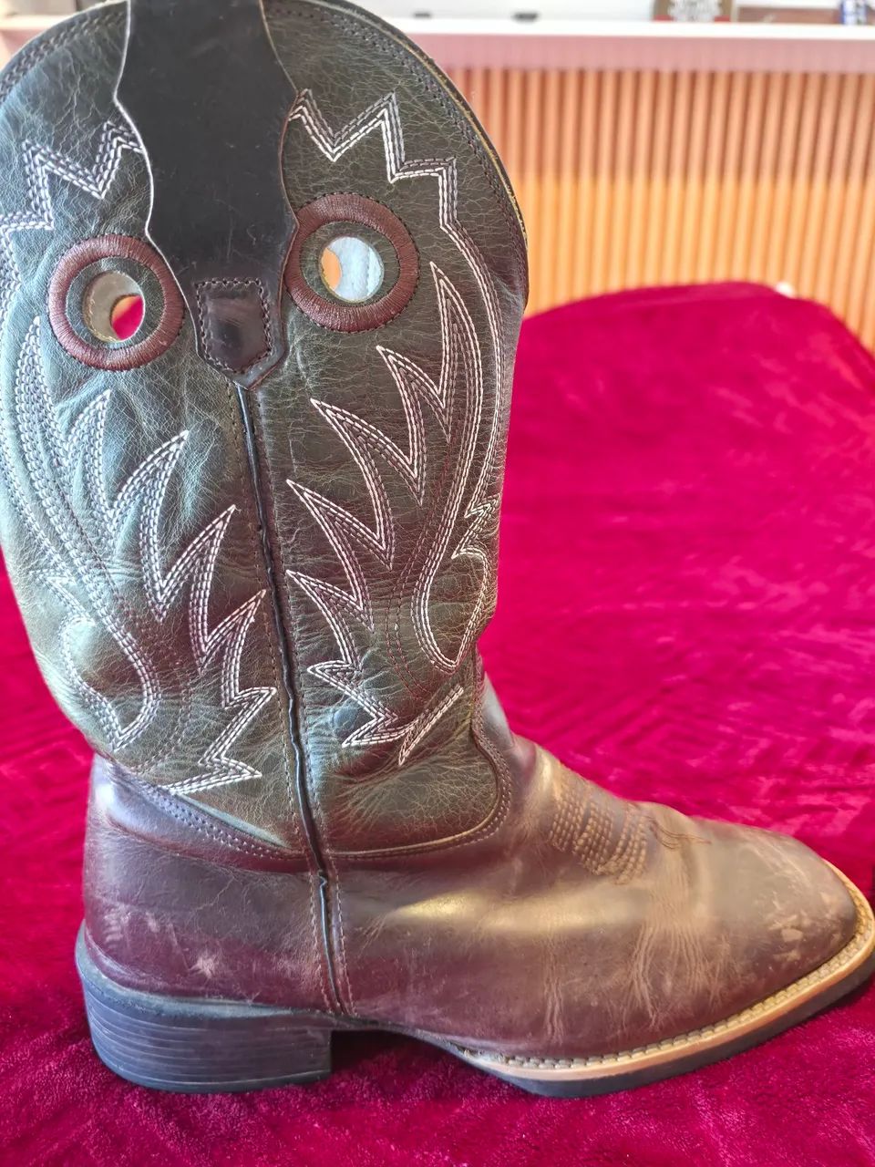 Bota texana Mr West couro legítimo  - Foto 4