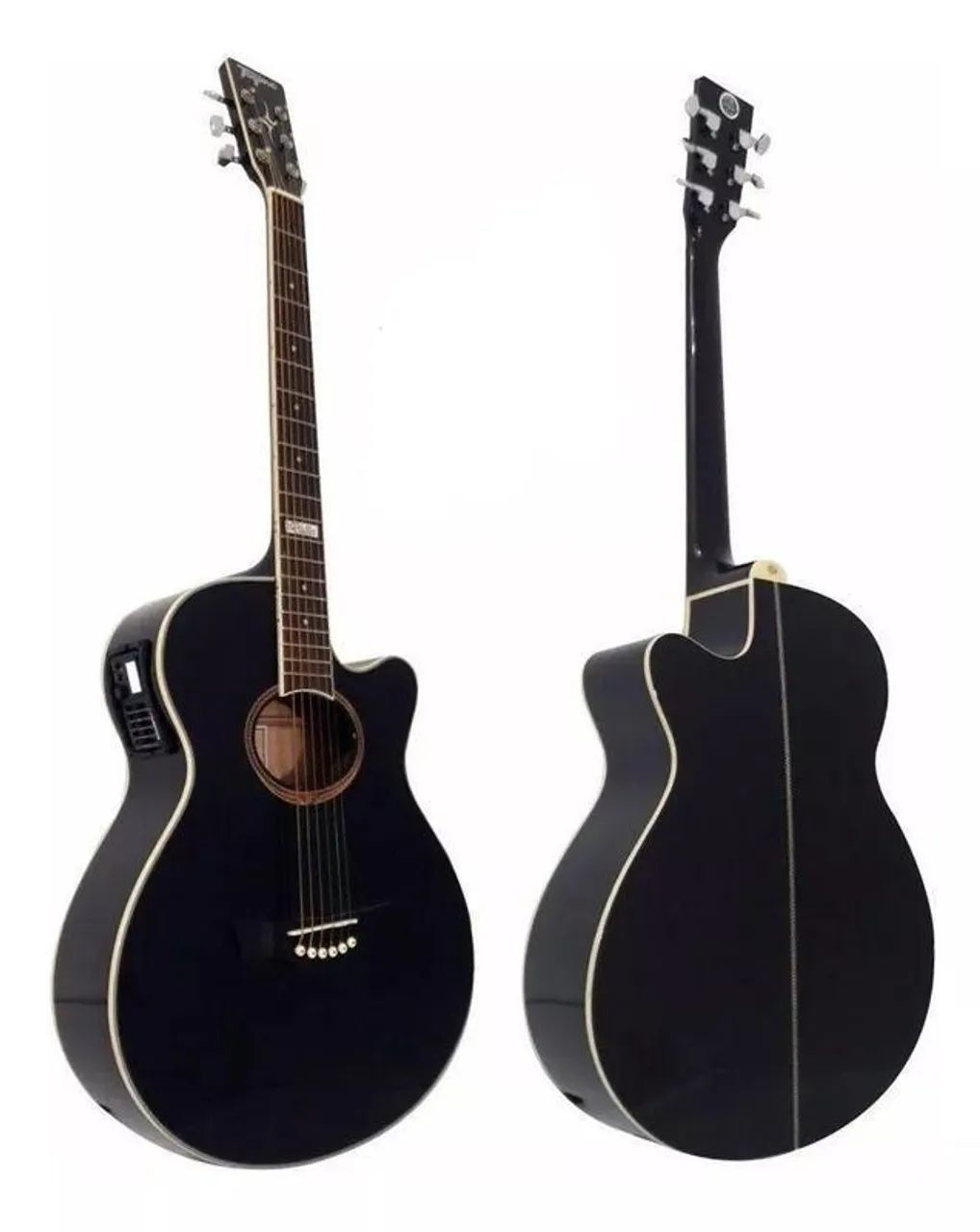 VENDO VIOLÃO TAGIMA DALLAS PRETO + CAPA - Foto 3