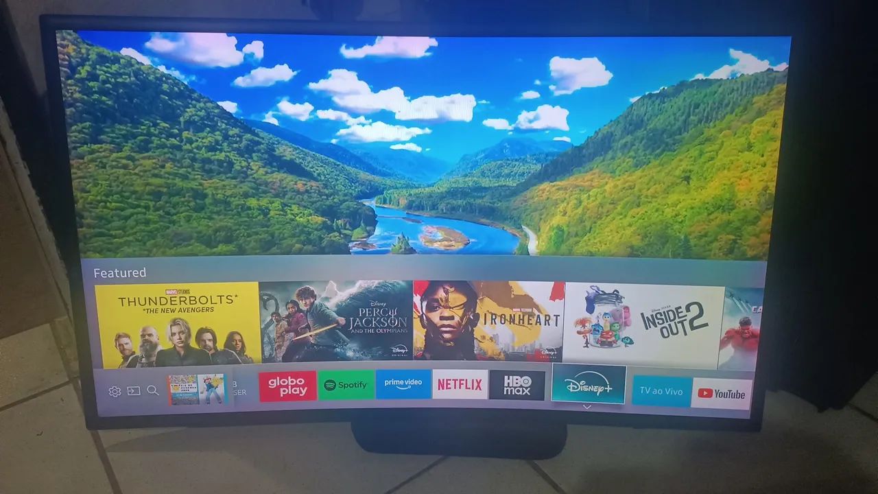 Tv Smart Curvada Samsung 40 Polegadas 4k Ultra HD Top de Verdade! - Foto 2