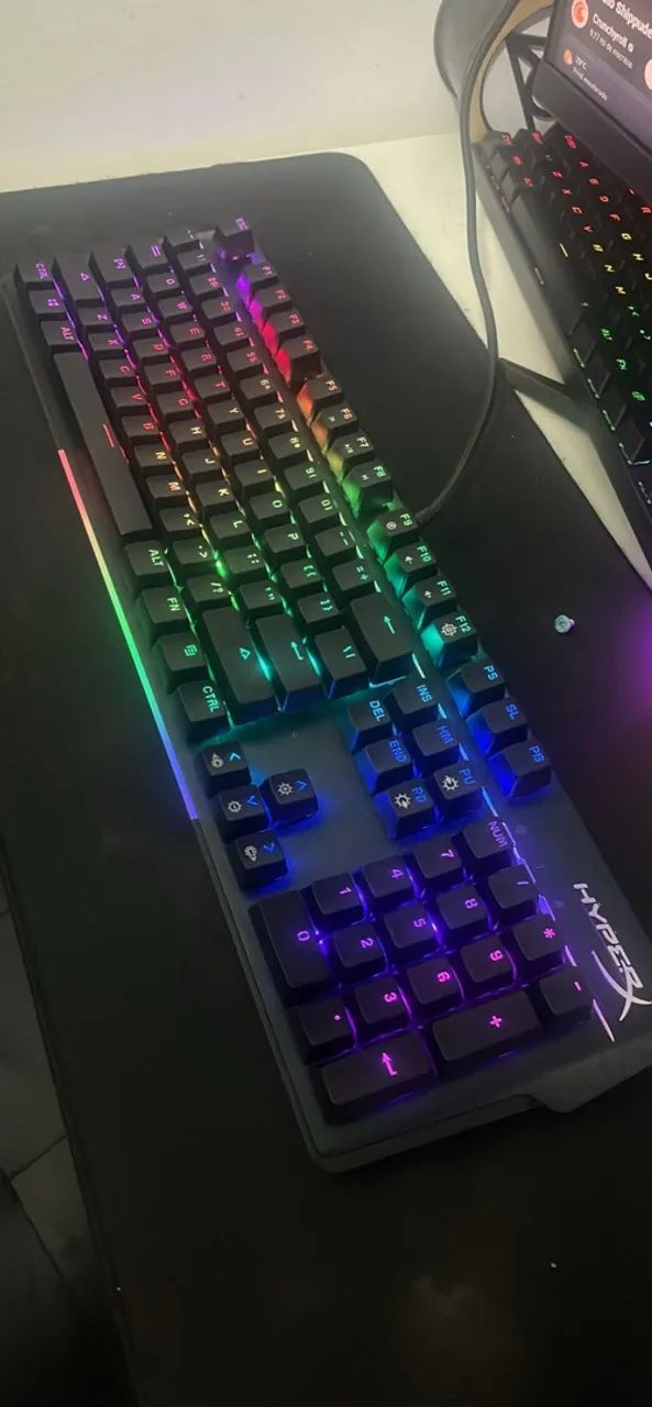 Teclado Hyperx e Mouse Razer Deathadder - Foto 3