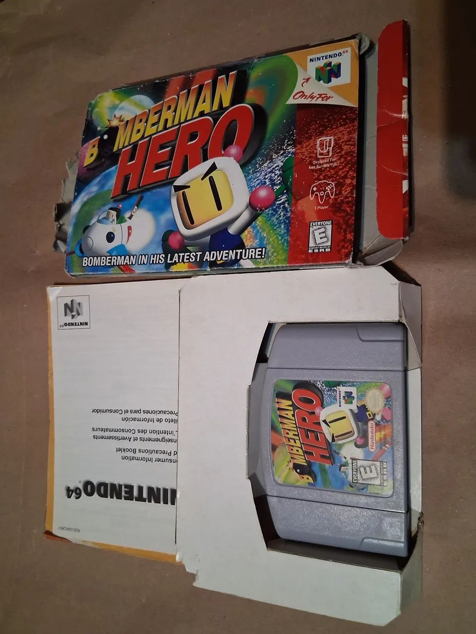 Bomberman Hero de Nintendo 64 Original e Completo (CIB)